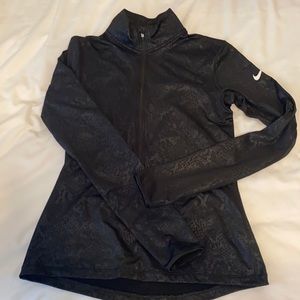 Nike pro zip up
